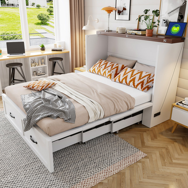 Bed, White