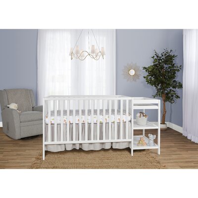 Dream On Me 5-in-1 Convertible Crib and Changer -  679-WHT