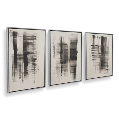 Ensemble de 3 impressions sur toile Hazy Shade Whimsy