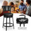 Tabourets de bar, tabourets de bar pivotants avec dossier, comptoir de 25 po ...-56081915-56081909