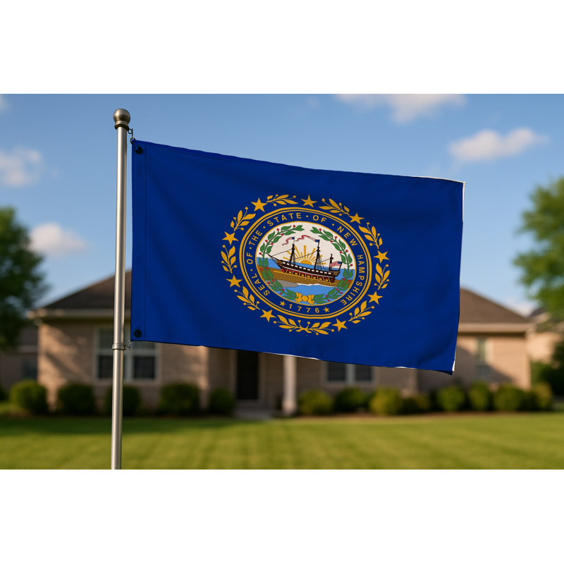 Drapeau de l'État du New Hampshire - Drapeau