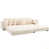 Tissu beige est en rupture de stock