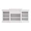 Console multimédia avec grand cabinet de rangement, meuble télé multimédia moderne, l 65,75 po x P 17 po x H 32,48 po-716412127