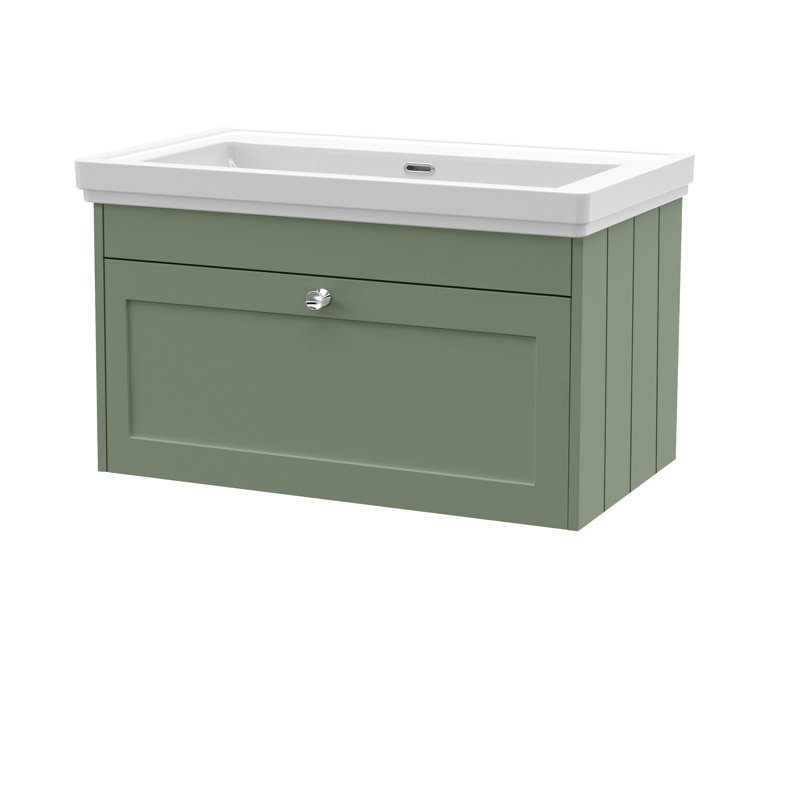 Ashwick 830 mm Bathroom Vanity, Satin Green