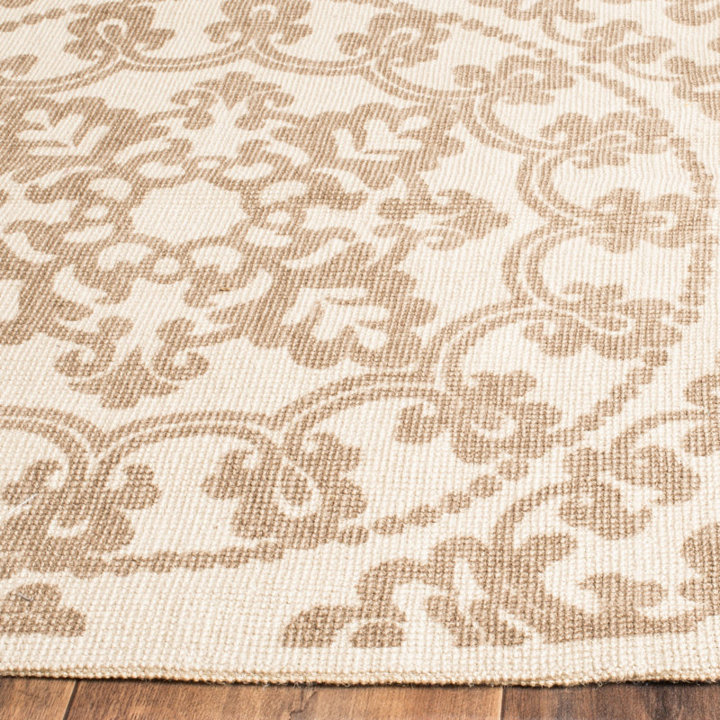 Charing Cross Cedar Brook Hand Loomed Jute Ikat Rug, Rectangle 2'3" x 3'9"