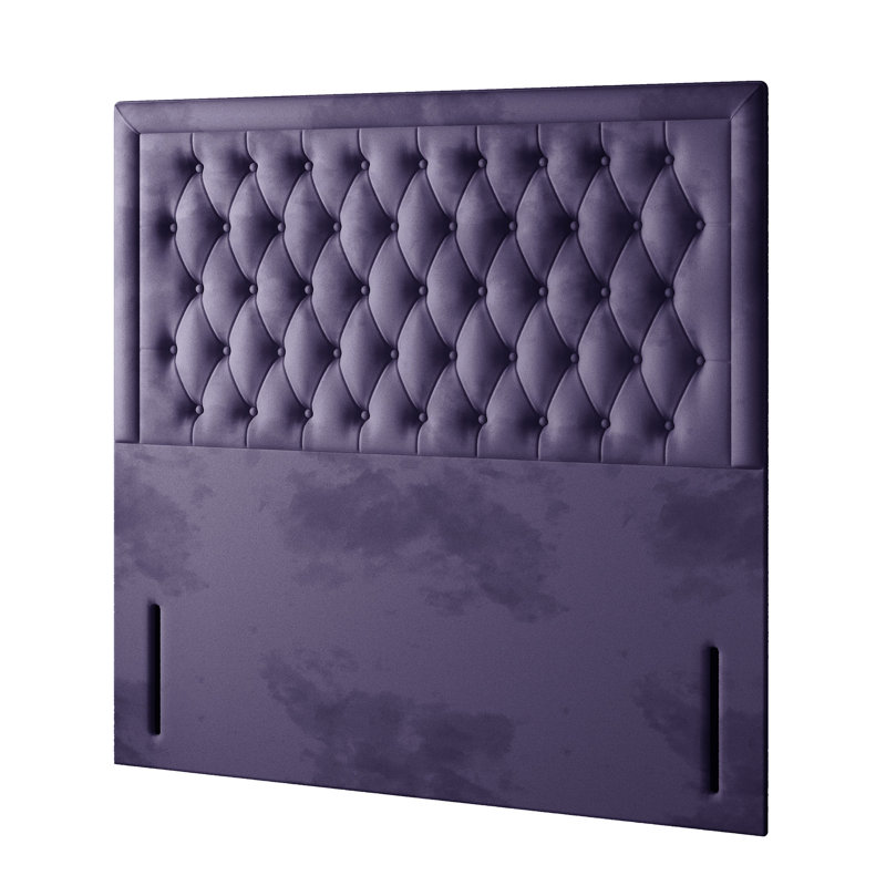 Scarborough Upholstered Headboard, Black, Kingsize (5')