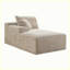 Canapé modulaire en velours côtelé Camel, chaise d'appoint sans accoudoirs pour salon-1638682620