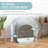 Cat Litter Box with Lid-411407015