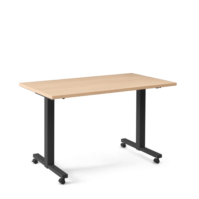 Table de formation Irons, Gris anthracite / chêne naturel, H 29 po x l 57 po x P 27 po