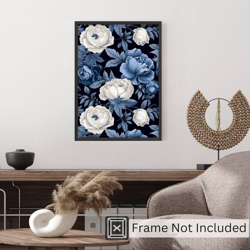 Art floral de William Morris, H 14 po x l 11 po