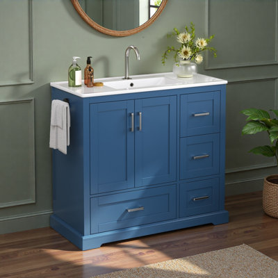 Meuble-lavabo 42 po avec lavabo en céramique