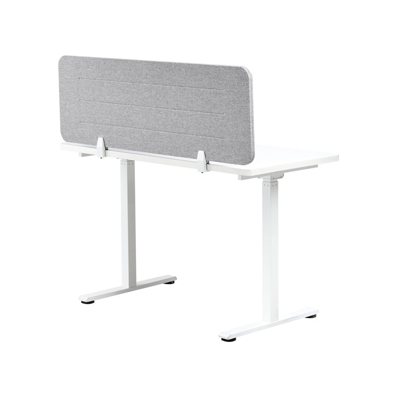 Desk Dividers, 40cm H x 120cm L, Light Grey
