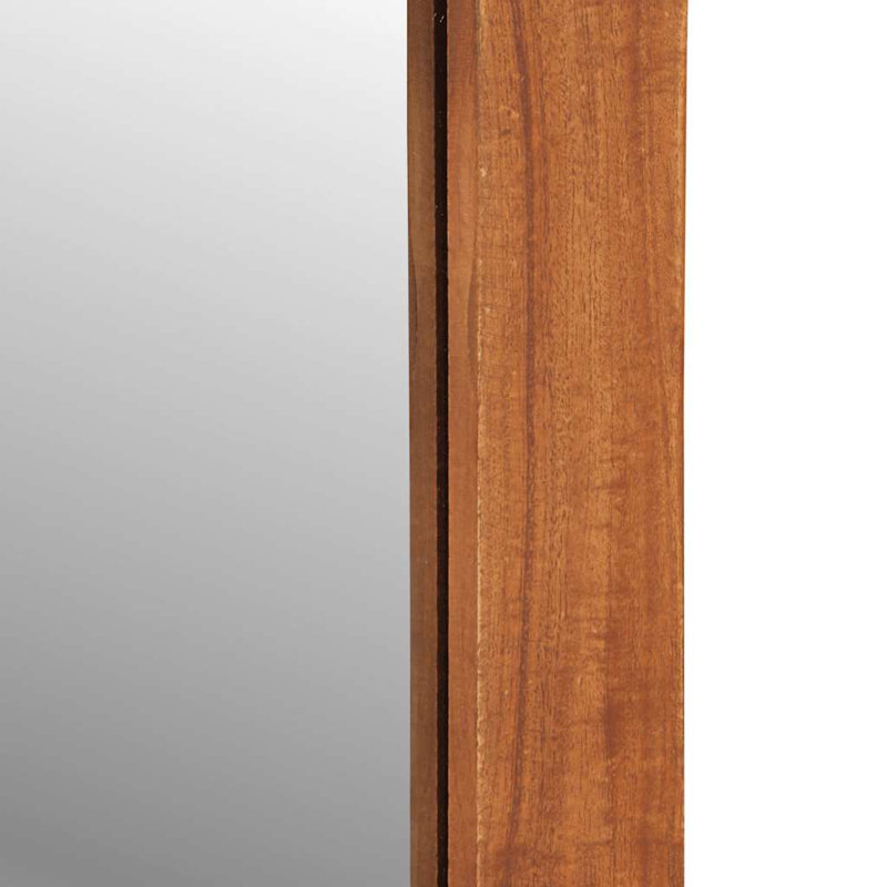 Solid Wood Rectangle Mirror