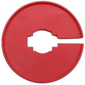 Cloison ronde universelle, haute visibilité, haute résistance, blanc - 1 unité, Rouge