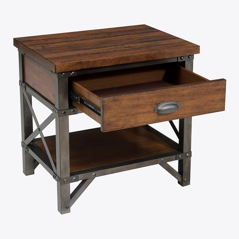 Table de chevet 1 tiroir Marius