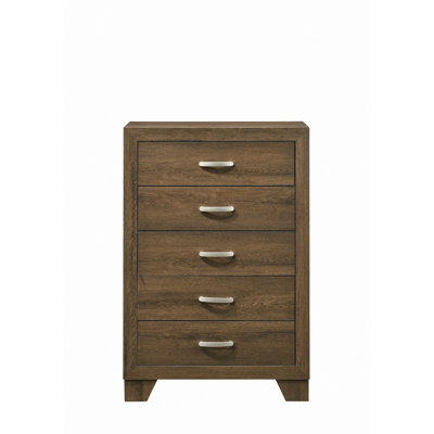 Oak 5-Drawer Chest