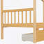 Cadre de lit, lit en bois avec tiroirs de rangement-625420611