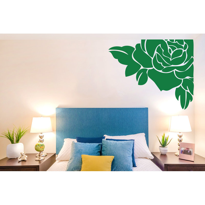 Plants & Flowers Non-Wall Damaging Wall Decal, Large, Green