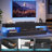 Kruszewski Glossy TV Stand Fits TV with Drawer and LED Light Stone Grain Media Console-1977328542-1955815681-1975231138