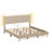 Samiha Upholstered Platform Bed with LED Lighting Headboard-976780746-978940314