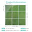Paquet de 10 tuiles de dosseret carré auto-adhésif 12 po x 12 po-114146446