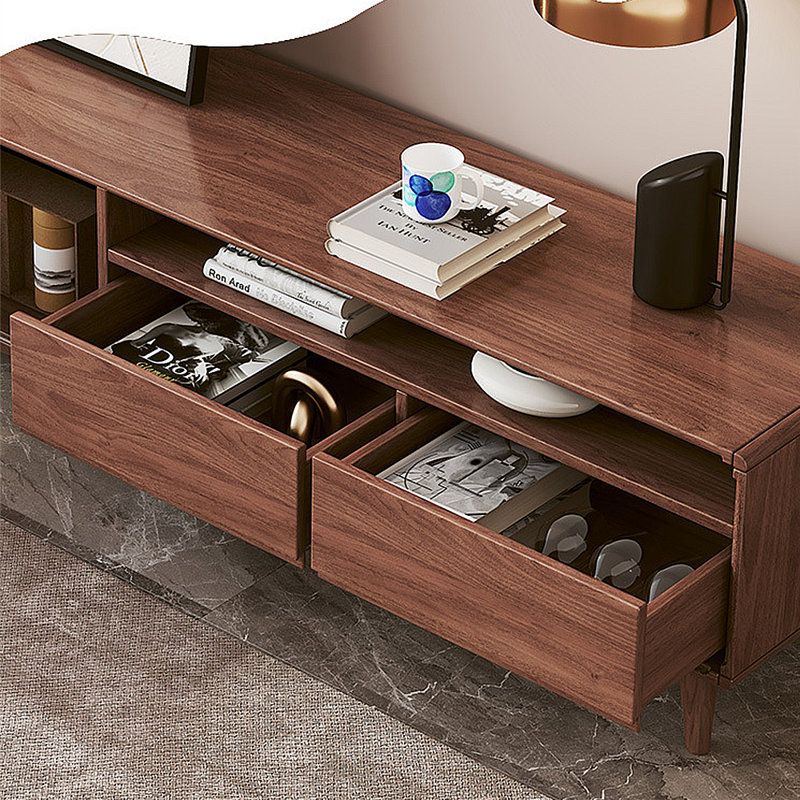 Meuble télé moderne et minimaliste, H 19,69 po x L 70,87 po x l 15,75 po