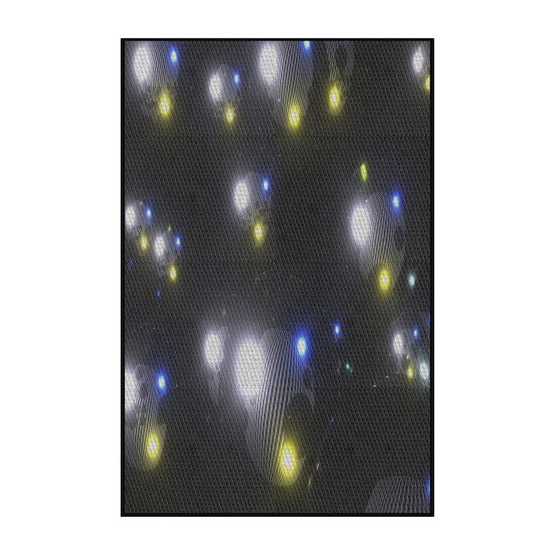Tapis noir Uman, Rectangle 8 pi x 12 pi