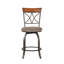 Tabouret de comptoir pivotant rembourré 25 po Jefferson-64273548-69331267