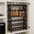 24-Bottle Wine Rack With Stemware Hanger - Space-Saving Wall Mounted Storage For Wine Bottles And Glasses