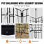 76cm H Metal Yard Kennel