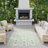 Ponds Washable Ikat Indoor / Outdoor Rug-1800227616