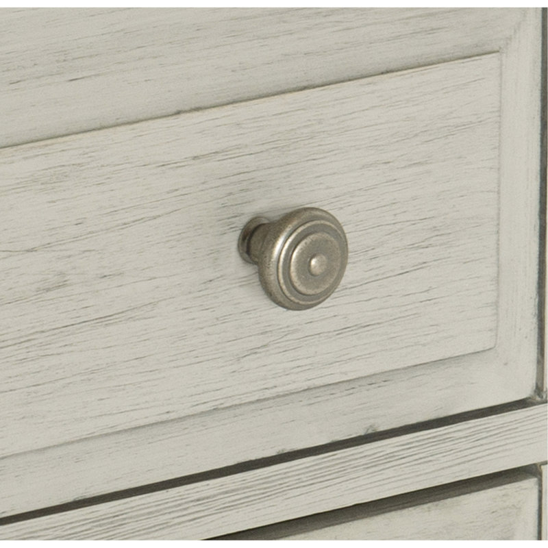 2 Table de chevet brun foncé et gris pour la finition de meubles de chambre à coucher