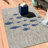 Savanna Tropical Zero-Pile Flatweave Indoor/Outdoor Durable Area Rug-930185334