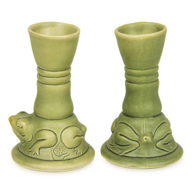 5'' H Concrete / Cement Tabletop Candlestick