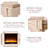 Solid Wood Electric Fireplace-2084817730