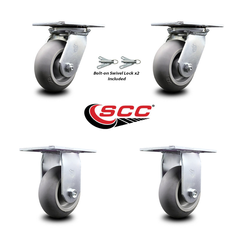 4 Piece Thermoplastic Caster Set