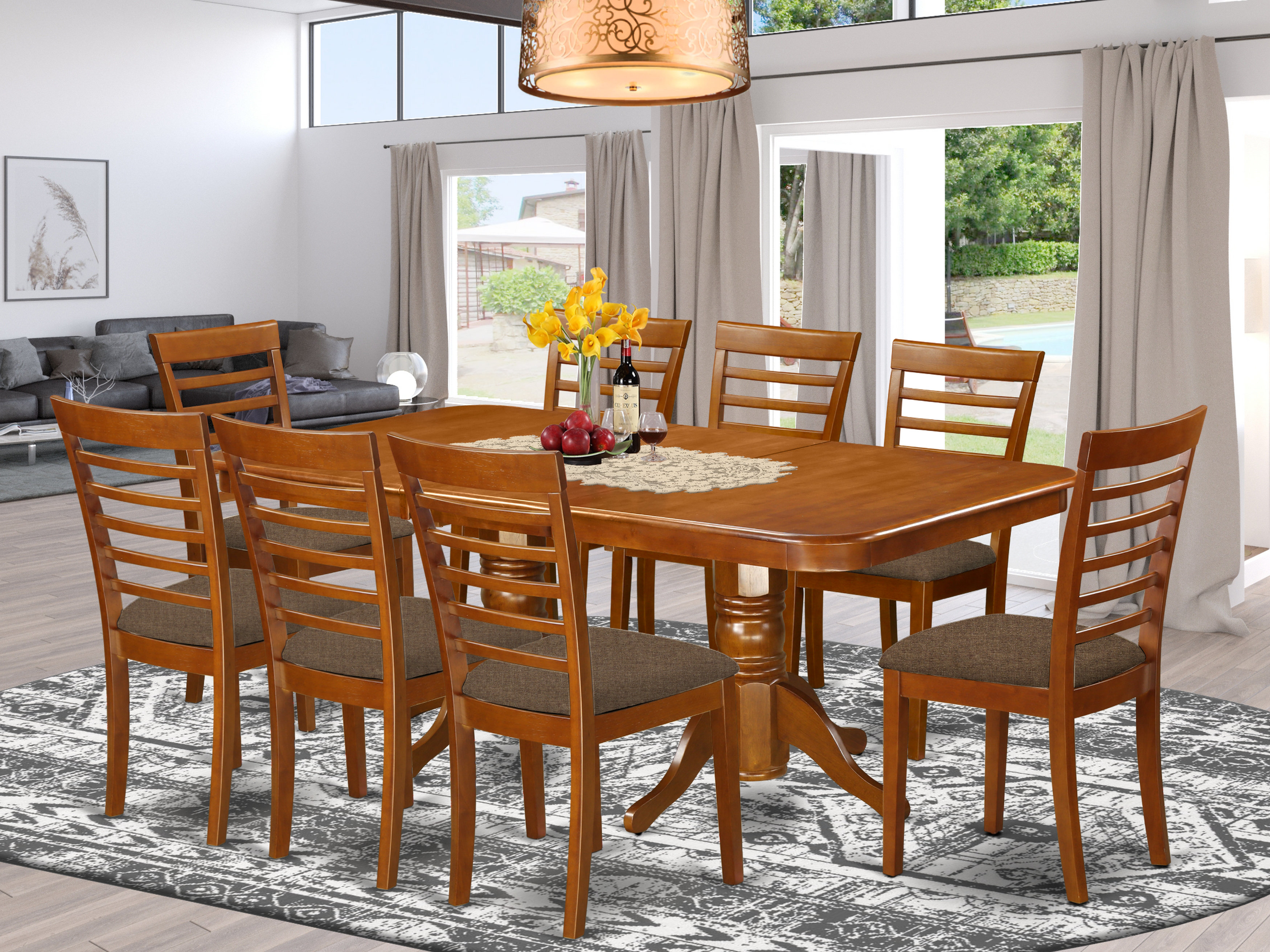 August Grove® Pillsbury Butterfly Leaf Solid Wood Dining Set & Reviews ...