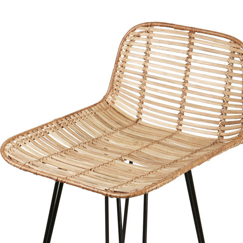 Broomall Counter Stool with Metal Frame