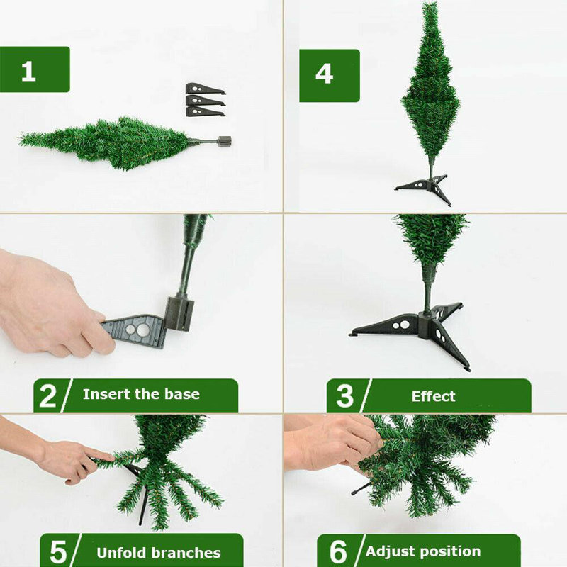 1.97' H Lighted Artificial Christmas Tree