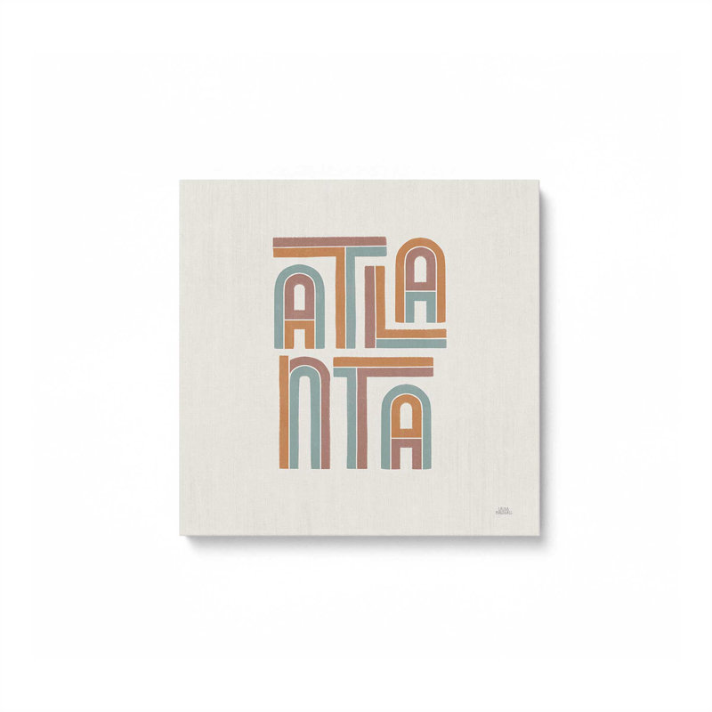 «Atlanta» par Laura Marshall, reproduction d'art sur toile, Toile tendue, Ne s’applique pas, H 12 po x l 12 po