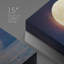 «Colorful Harvest Moon Cloud Sky Tropical Ocean», reproduction sur toile-88363446