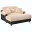 Canapé méridienne moderne 62 po Cloud-981989075
