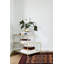 Tapis unique en laine noué à la main beige Baluch 3 pi 5 po x 5 pi 6 po
