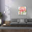 «Epic Graffiti» «Pink Flora 2» par Leslie Trimbach, art mural sur toile-106171479