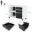 Alday 35"W 3-Tiers Storage File Cabinet with locking Drawers & Casters-785201439