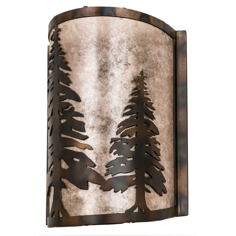 Caitlynn Flush Mounted Sconce, Silver