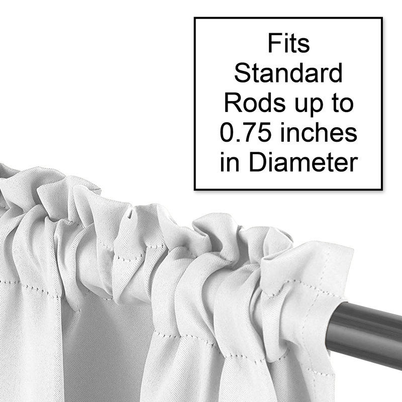 Gray and Navy Arrow Print Sheer Rod Pocket Curtains