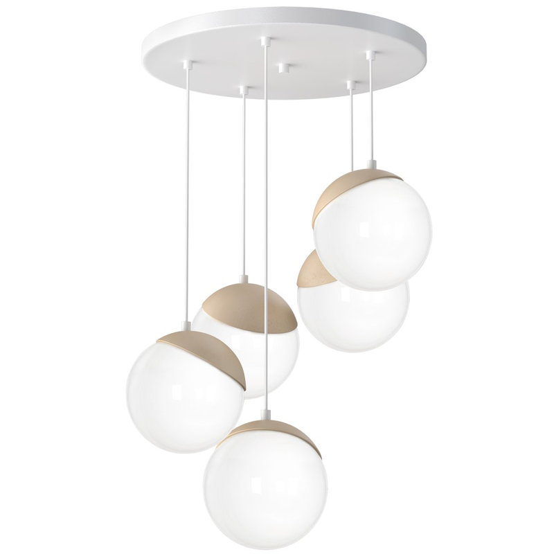 Chelbe 5 - Light Cluster Pendant, Wood