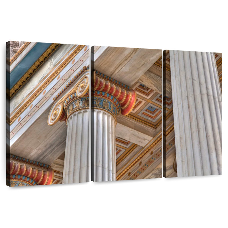 Académie des colonnes d'Athènes, H 20 po x l 33 po