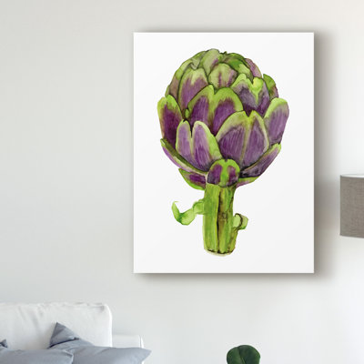 « veggie i », reproduction de peinture à l’aquarelle sur toile tendue